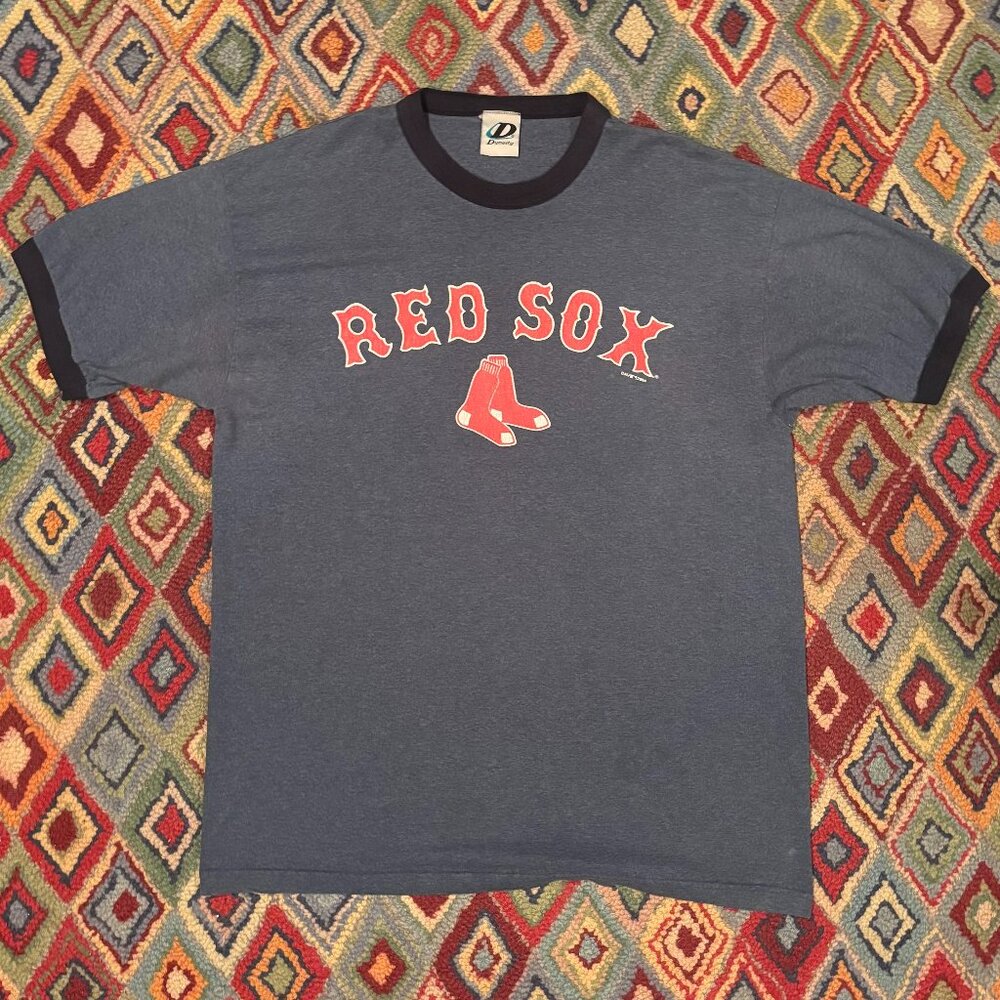 Y2K Boston Red Sox Tee by Dynasty - Light Blue, Size 2XL